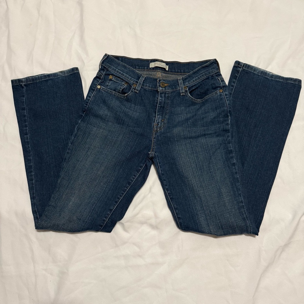 Women’s Levi's 515 blue Indigo Straight Jeans size 6 - Picture 3 of 16